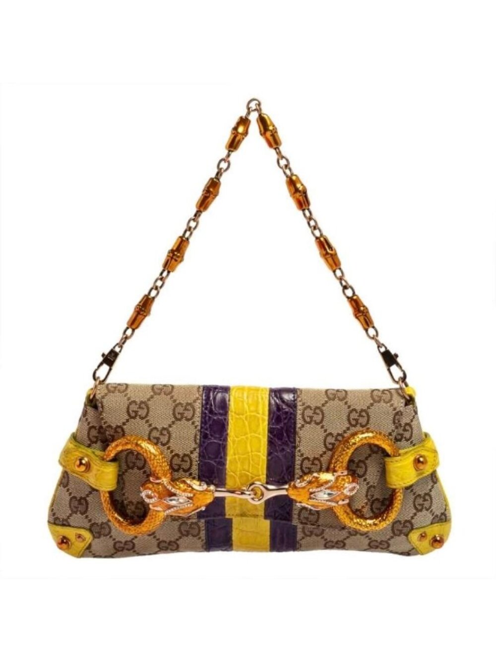 Gucci Tom Ford Era Horsebit Serpent Chain Bag